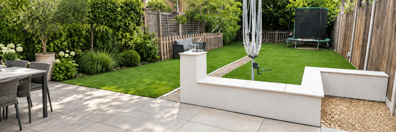 Monocouche Garden Wall Rendering Project in Bedford