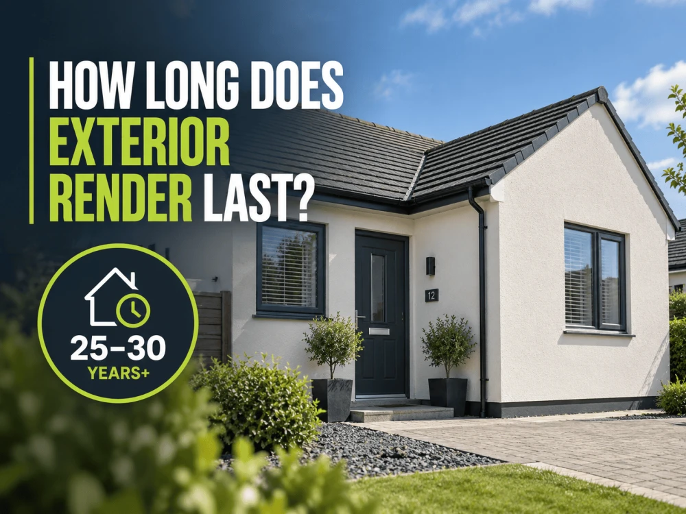 How long does exterior render last? — article image